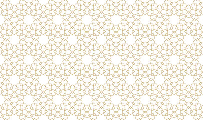Seamless geometric pattern in authentic arabian style.