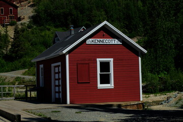 Fototapeta na wymiar Kennecott Mines National Historic Landmark