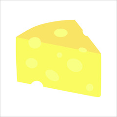 cheese vector icon for web and app. cheese sign on white background. eps 10
