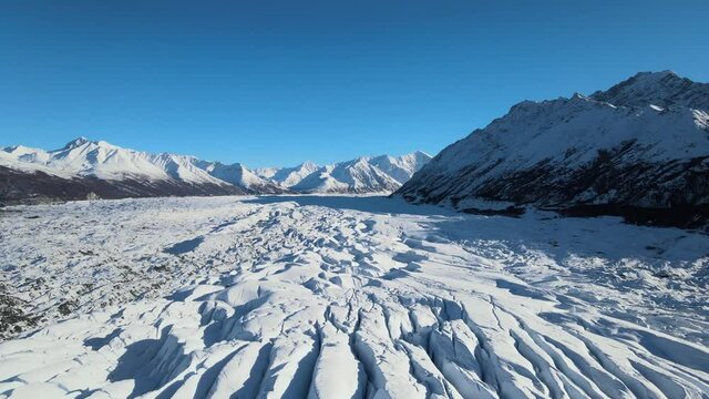 Glacial Alaska dron top 