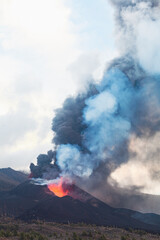 Cumbre Vieja Volcano. La Palma Island