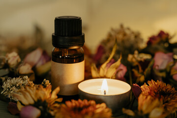 アロマセラピー　アロマオイルとアロマキャンドル