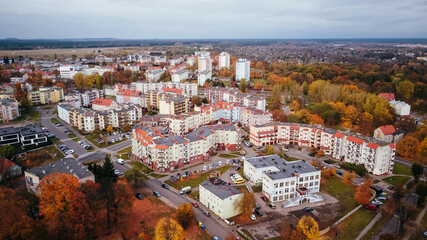 Piła Panorama miasta Osiedle Górne