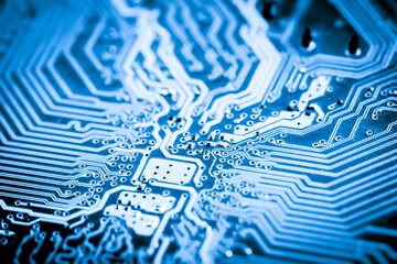 Abstract,close up of Mainboard Electronic background.
(logic board,cpu motherboard,circuit,system board,mobo)