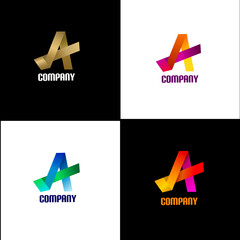 letter A . logo