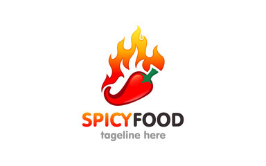 Illustration graphic vector of spicy food restaurant concept logo design template