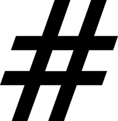 Obraz premium hastag icon vector design template.eps