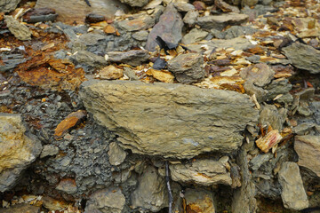 Shale is clastic sedimentary rock formed by mud that is a mixture of flakes of clay minerals and small fractions.