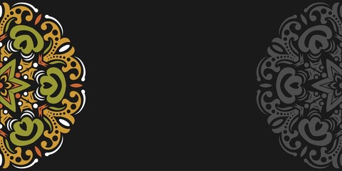 Vector mandala design, for your various types of advertising needs, suitable for business card designs, banners, websites, etc. high resolution EPS file format