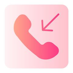 Incoming Call gradient icon