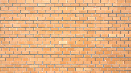 Red brick wall Background of old vintage brick wall