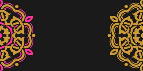 Vector mandala design, for your various types of advertising needs, suitable for business card designs, banners, websites, etc. high resolution EPS file format