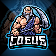 Coeus esport mascot logo design © Visink.art