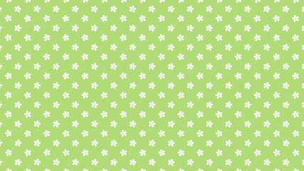 さくらひらひら　黄緑