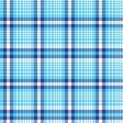 Blue Ombre Plaid textured Seamless Pattern