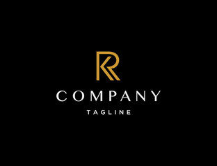 Luxury Initial letter RK logo template