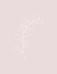 Boho abstract background. Abstract background  in a minimalist style. Minimalist Poster