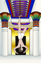 Temple in The Ancient Egypt