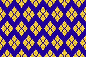 Papier peint Bleu foncé Motif géométrique sans couture, pour vêtements, chemises, robes et autres produits textiles. Textiles tissés à la main Textiles traditionnels thaïlandais. Image vectorielle