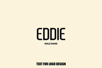 Bold Typography Text Sign of Baby Boy Name 