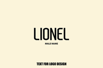 Obraz premium Text Typography Lettering of Baby Boy Name 