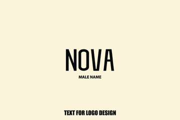 Text Typography  Lettering of Baby Boy Name 