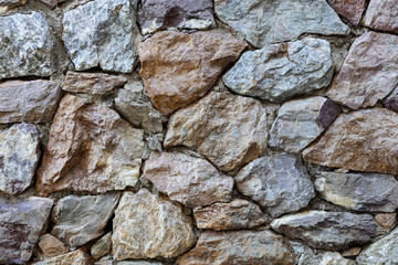 large number of strong stone walls for background