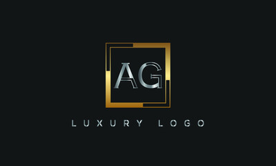 AG, GA, A, G Abstract Letters Logo Monogram