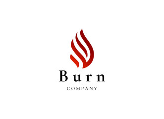 Burning Torch Fire Flame with Pillar column logo design