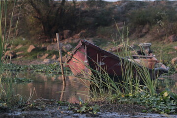 Old rusty boat