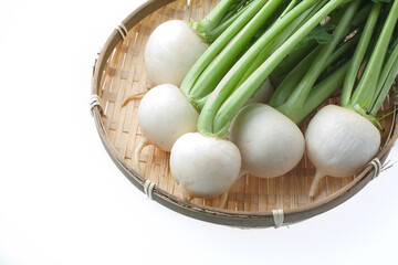 新鮮な蕪　こかぶ