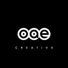 OAE Letter Initial Logo Design Template Vector Illustration