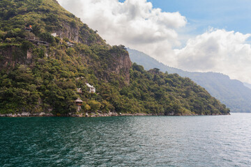lake and mountains