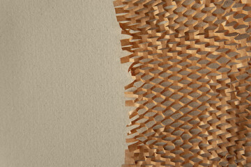Half Honeycomb Environmental friendly paper hexagonal shape made of cardboard recycled craft paper...