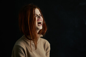 scared woman change domestic violence abuse problem