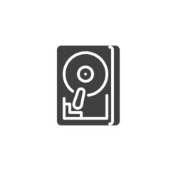 Hard disk vector icon