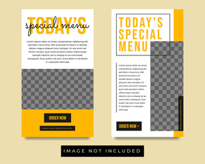 Banner Template for food or restaurant promo