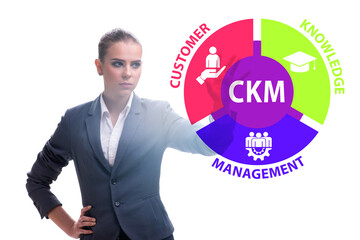 Customer knowledge management marketing concept