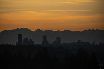 Naklejka premium Seattle Skyline