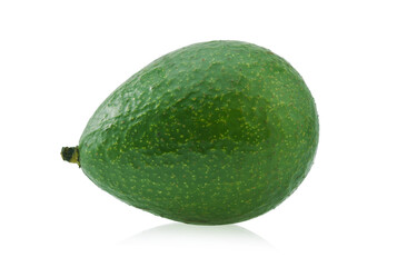 Avocado isolated on white background.