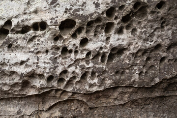 Natural stone with cracks for texture background.
