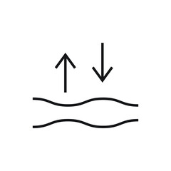 Elasticity icon design, pictogram of elastic material. vector illustration