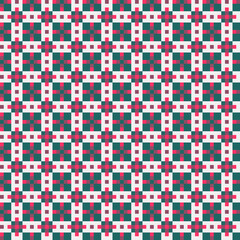 Abstract Cross Pattern generative computational art illustration