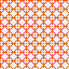 Abstract Cross Pattern generative computational art illustration