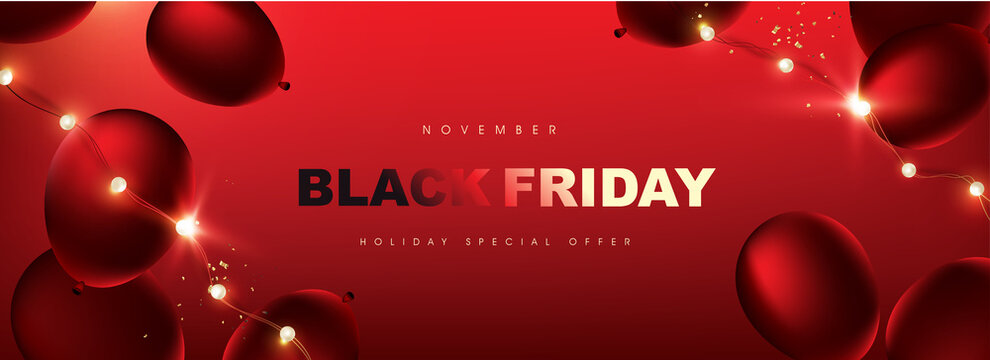 Black friday sale promotion poster banner layout design template advertising Black friday campaign