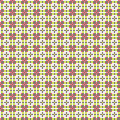 Abstract Cross Pattern generative computational art illustration
