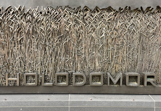 Washington, DC - June 01, 2018: Memorial of victims of the famine-genocide (Holodomor) of 1923-1933 years in the Ukraine in Washington, DC, USA.