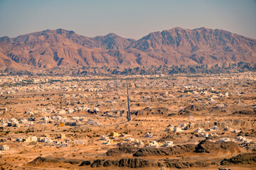 landscape in the desert