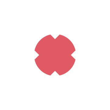 Red cross icon. Symbol No or X button for correct, vote, check, not approved, error, wrong and failed decision. Stock Vector illustration isolated on white background.