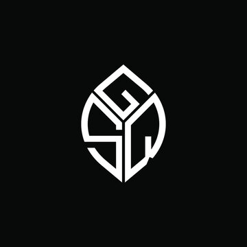 GSQ letter logo creative design. GSQ unique design
